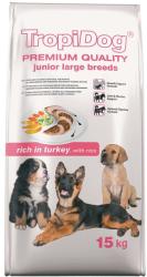 TropiDog Premium Junior Large Breeds - Turkey & Rice 15 kg
