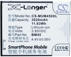 Cameron Sino Xiaomi BM45 Li-ion 3020mAh CS-MUM450XL