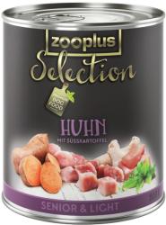 zooplus Selection Senior & Light - Chicken 6x800 g