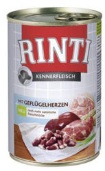 RINTI Kennerfleisch - Poultry Hearts 12x400 g