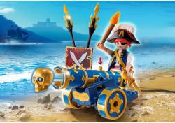 Playmobil Pirat Cu Tun Albastru (6164)