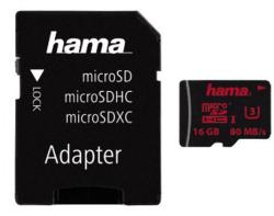 Hama microSDHC 16GB U3 123980