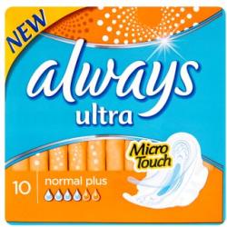 Always Ultra Micro Touch Normal Plus 10 db