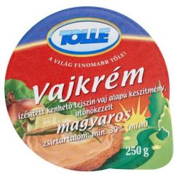 TOLLE Magyaros vajkrém (250g)