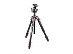 Manfrotto 190 Go! Aluminum 4 Section Tripod with Ball Head (MK190GOA4TB-BH)