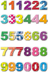  Rössler Matrica, kézzelkészített, színes számok (9002-1171)