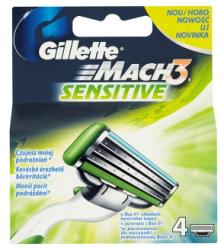 Gillette Mach3 Sensitive borotvabetét (3db) + Fusion ProGlide borotvabetét (1db)