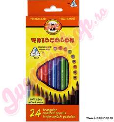 ICO ICO: Koh-I-Nor Tricolor set creioane colorate de 24 bucăţi (7140104003-182023)