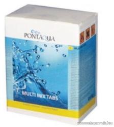 Pontaqua PoolTrend / PontAqua MULTI MIX TABS négyes hatású medence fertőtlenítő klórtabletta, 5 db tasak / doboz
