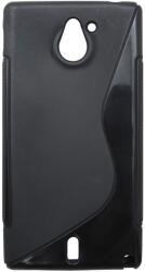 Husa silicon S-line neagra pentru Sony Xperia Sola (MT27i)