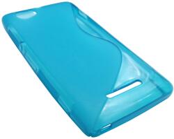 Husa silicon S-line albastra pentru Sony Xperia M (C1904/C1905)