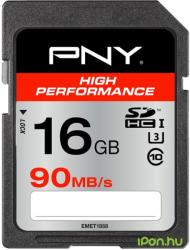 PNY SDHC High Performance 16GB UHS-I SD16GHIGPER90-EF