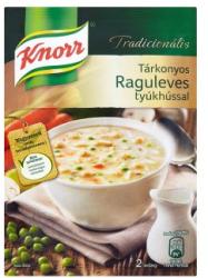 Knorr Tradicionális Tárkonyos Raguleves Tyúkhússal 52g