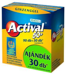 BÉRES Actival 50+ Filmtabletta Ginzenggel (90+30 db) 120 db