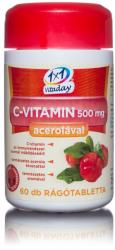 1x1 Vitaday C-vitamin 500 mg Acerolával Rágótabletta 60 db