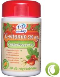 1x1 Vitaday C-vitamin 500 mg Csipkebogyóval Rágótabletta 60 db