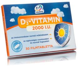 1x1 Vitaday D3-vitamin 2000NE filmtabletta 30 db