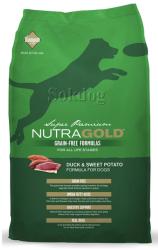 NutraGold Grain Free Duck & Sweet Potato 13,6 kg