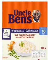 Uncle Ben's Főzőtasakos hosszúszemű rizs (4x125g)