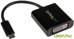 StarTech USB 2.0 Type C DVI-D Átalakító Fekete 18cm CDP2DVI (CDP2DVI)