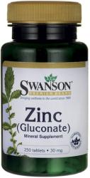 Swanson Zinc (Gluconate) 30 mg tabletta 250 db
