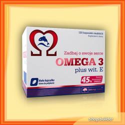 Olimp Labs Omega-3 plus E-vitamin kapszula 120 db