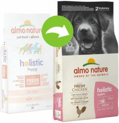 Almo Nature 2x12 kg Almo Holistic Medium Puppy kutyatáp - Csirke & rizs