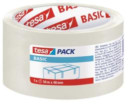 tesa Csomagolószalag, 48 mm x 50 m, TESA Basic , átlátszó (TESCS58572)