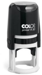 COLOP Bélyegző, kör, COLOP Printer R 30 , kék cserepárnával (IC1033060) - iroda24