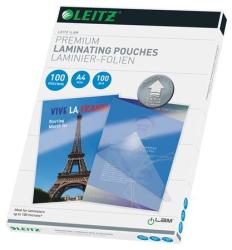 LEITZ Meleglamináló fólia, 100 mikron, A4, fényes, UDT technológiával, LEITZ iLam (E74800000)