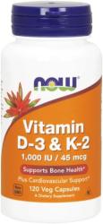 NOW D-3 & K-2 vitamin kapszula 120 db