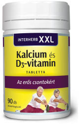 INTERHERB Kalcium és D3-vitamin tabletta 90 db