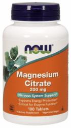 NOW Magnesium Citrate 200 mg tabletta 100 db