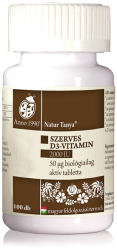 Natur Tanya Szerves D3-vitamin tabletta 100 db