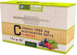 HERBioticum C-vitamin 1000 mg+Acai+Acerola+Csipkebogyó tabletta 30 db