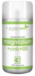 Superwell Magnézium-Cink-B6 kapszula 110 db