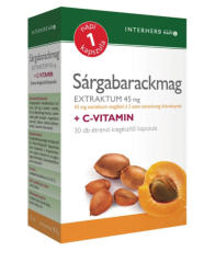 INTERHERB Sárgabarackmag+C-vitamin kapszula 30 db