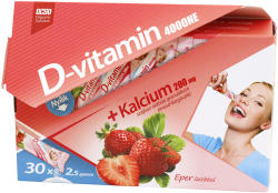 OCSO D-vitamin 4000NE+Kalcium 200 mg szájban oldódó granulátum 30 tasak