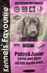 Kennels' Favourite Puppy & Junior - Lamb & Rice 3 kg