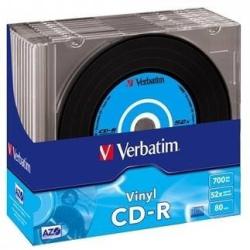 Verbatim CD-R Verbatim 700 MB, 80min, 52x Vinyl (10buc. ) (43426) - pcone