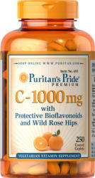 Puritan's Pride C-1000 mg csipkebogyóval kapszula 250 db