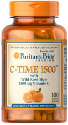Puritan's Pride C-Time 1500 mg C-vitamin csipkebogyóval kapszula 100 db