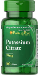 Puritan's Pride Potassium Citrate 99 mg tabletta 100 db