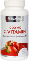 Damona C-vitamin 1000 mg+csipkebogyó 25 mg tabletta 100 db