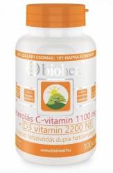 bioheal Acerolás C-vitamin 1100 mg+D3-vitamin 2200 NE tabletta 105 db