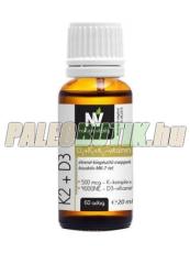 Nature & Vitality K2+D3 vitamin cseppek 20 ml