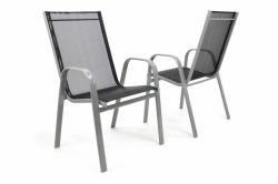 Egymásra helyezhető kerti szék készlet (2db-os szett)