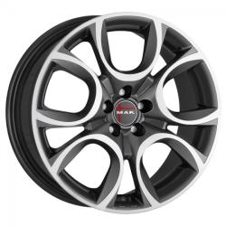 Mak Torino Gun Metallic Mirror CB65.1 5/110 17x7.5 ET41