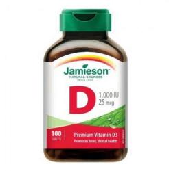 Jamieson D-Vitamin (D3-vitamin) 1000 IU szopogató tabletta 100 db