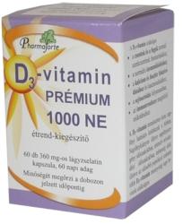 Pharmaforte D3-vitamin Prémium 1000 NE kapszula 60 db